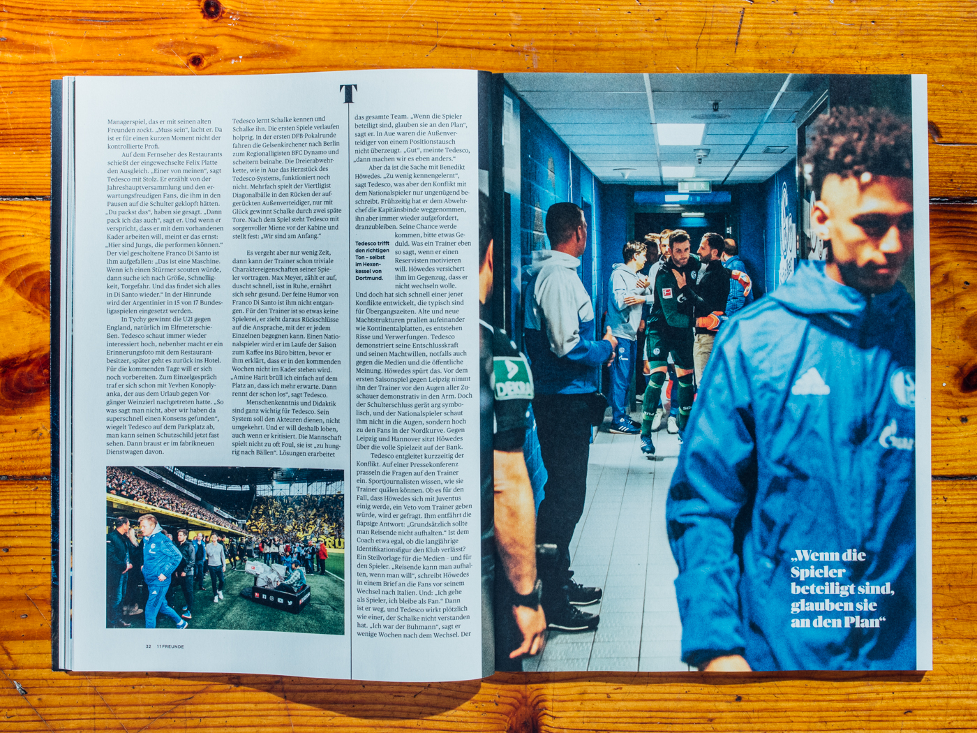 11Freunde #198 / Ein Jahr unterwegs mit Tedesco / April 2018