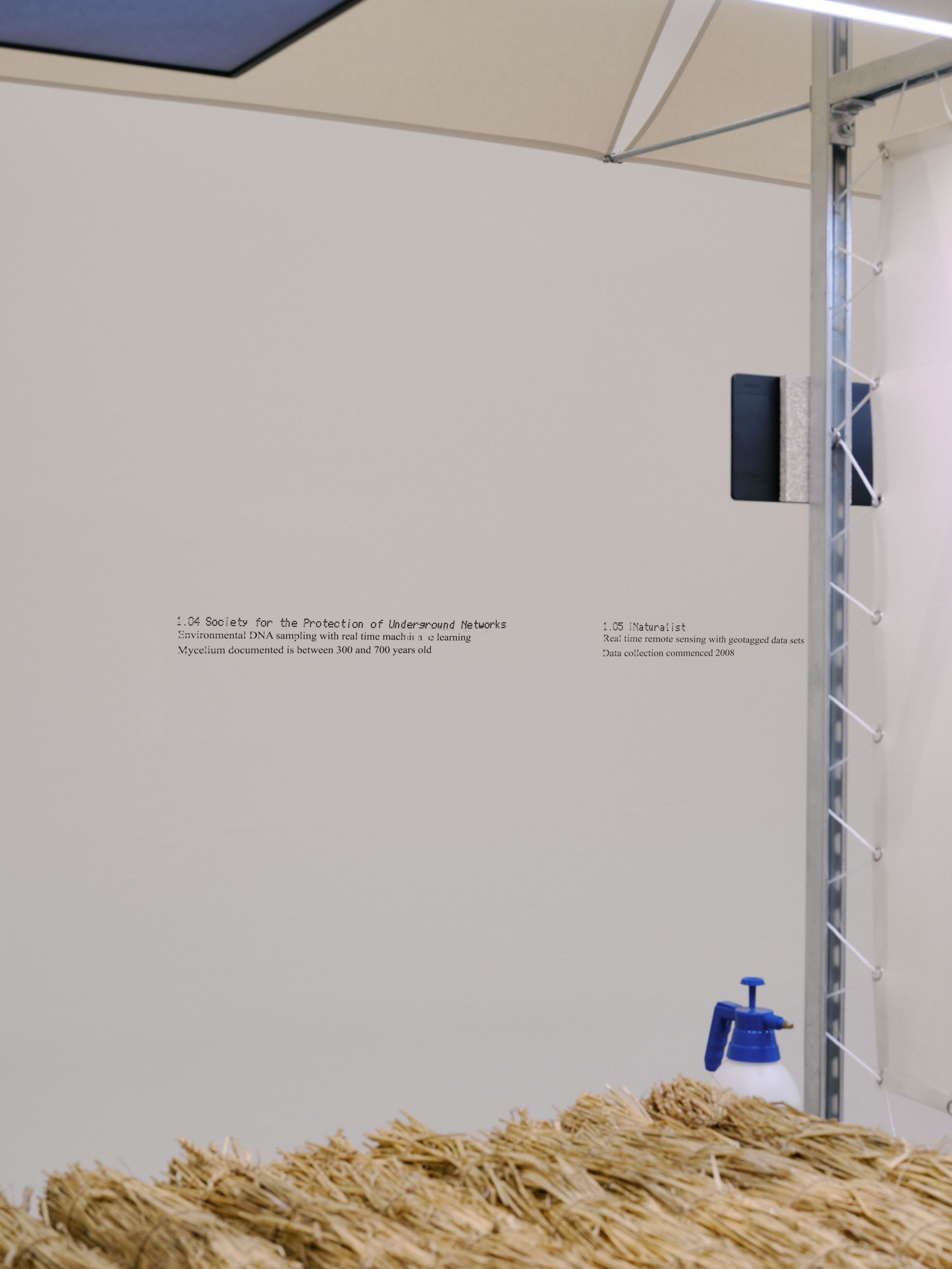 'Strata Signals', Design Hub Gallery, 2025, installation view, photo Tom Ross