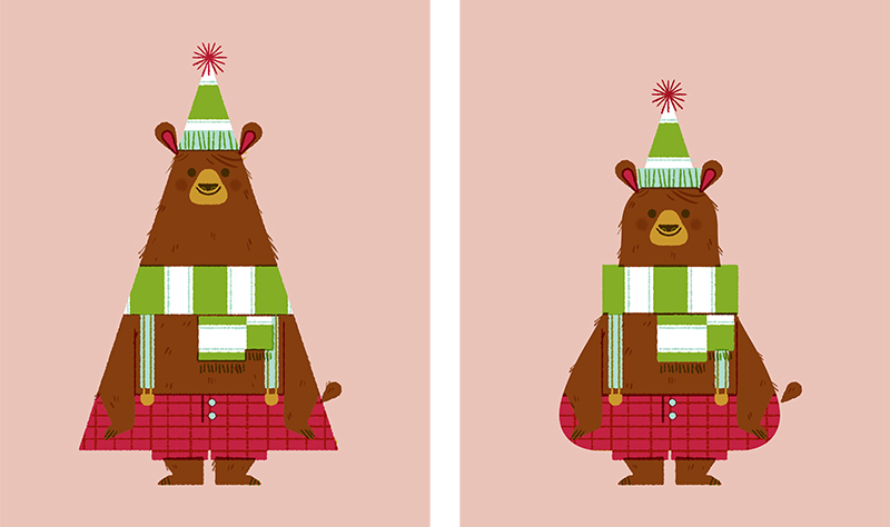 Download Waitrose Christmas Illustrations Lydia Nichols Illustration PSD Mockup Templates