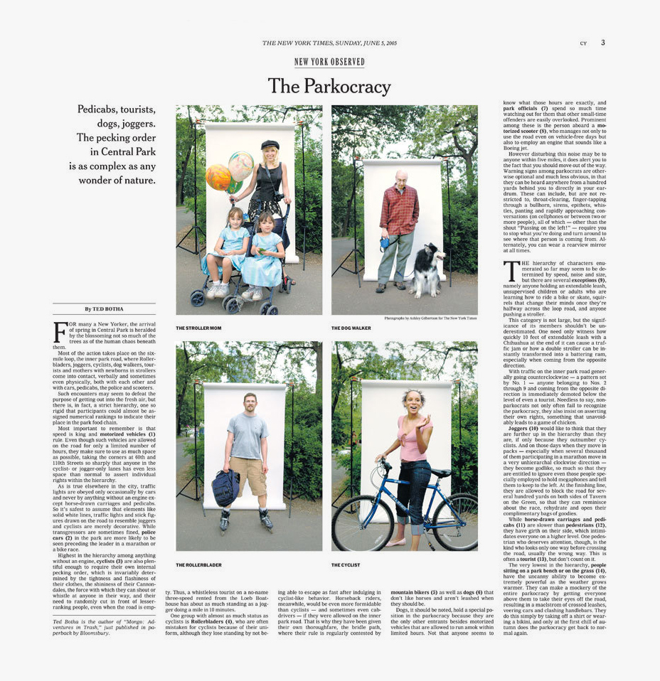The Parkocracy ︎︎︎Photos: Ashley Gilbertson for The New York Times