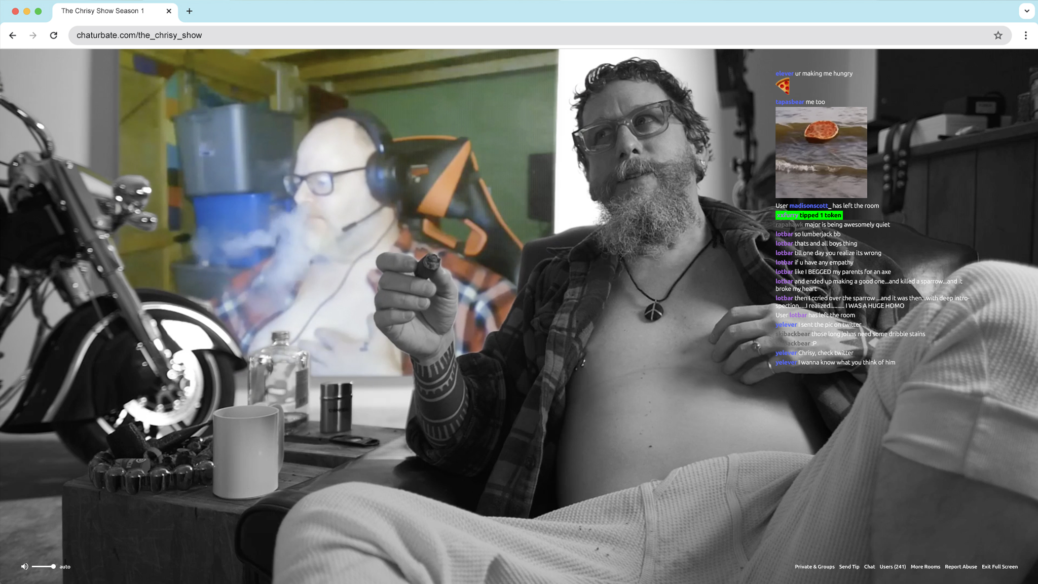 performance, online view, interviewing dj yelever, Chaturbate, 2021