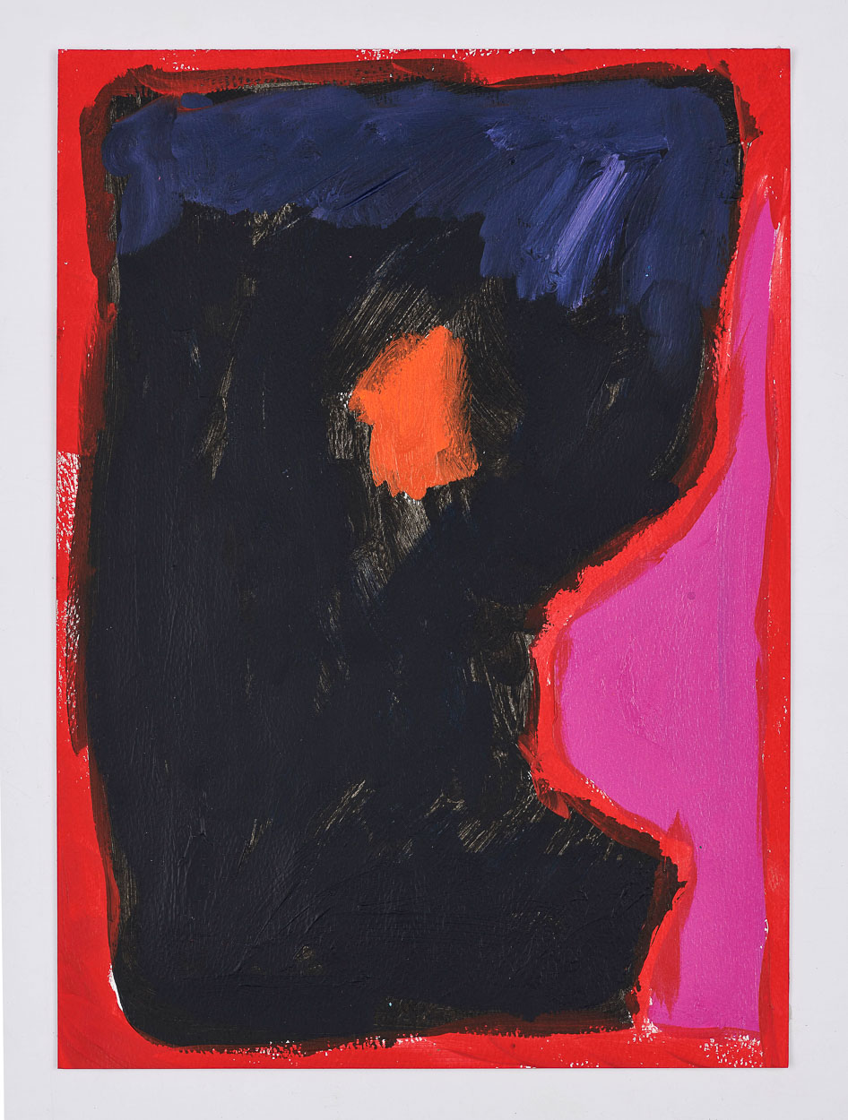 Untitled, 2019. 42cm x 29.7cm. oil, acrylic and pencil on paper