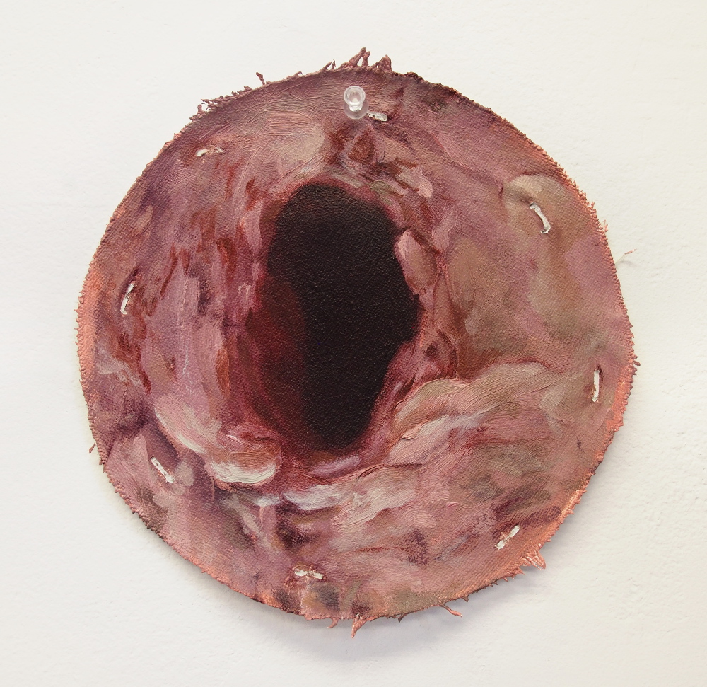Megan Koth "Picking (detail: empty pore)"