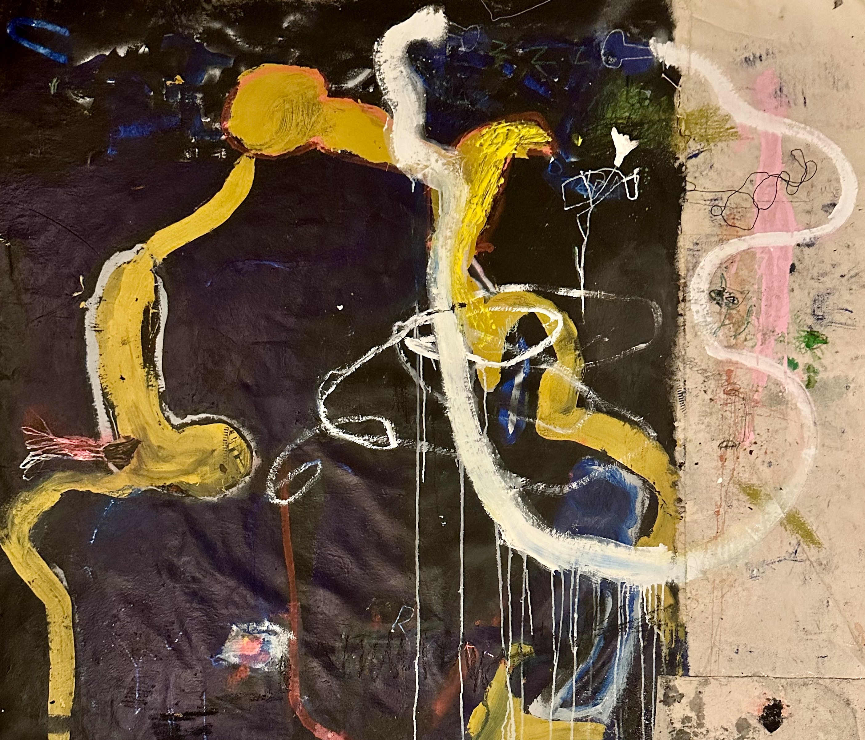 the 9 lives of a tulipMixed Media on Canvas 133cm x 160cm