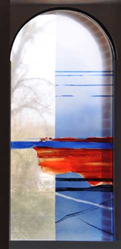 Un des trois vitraux