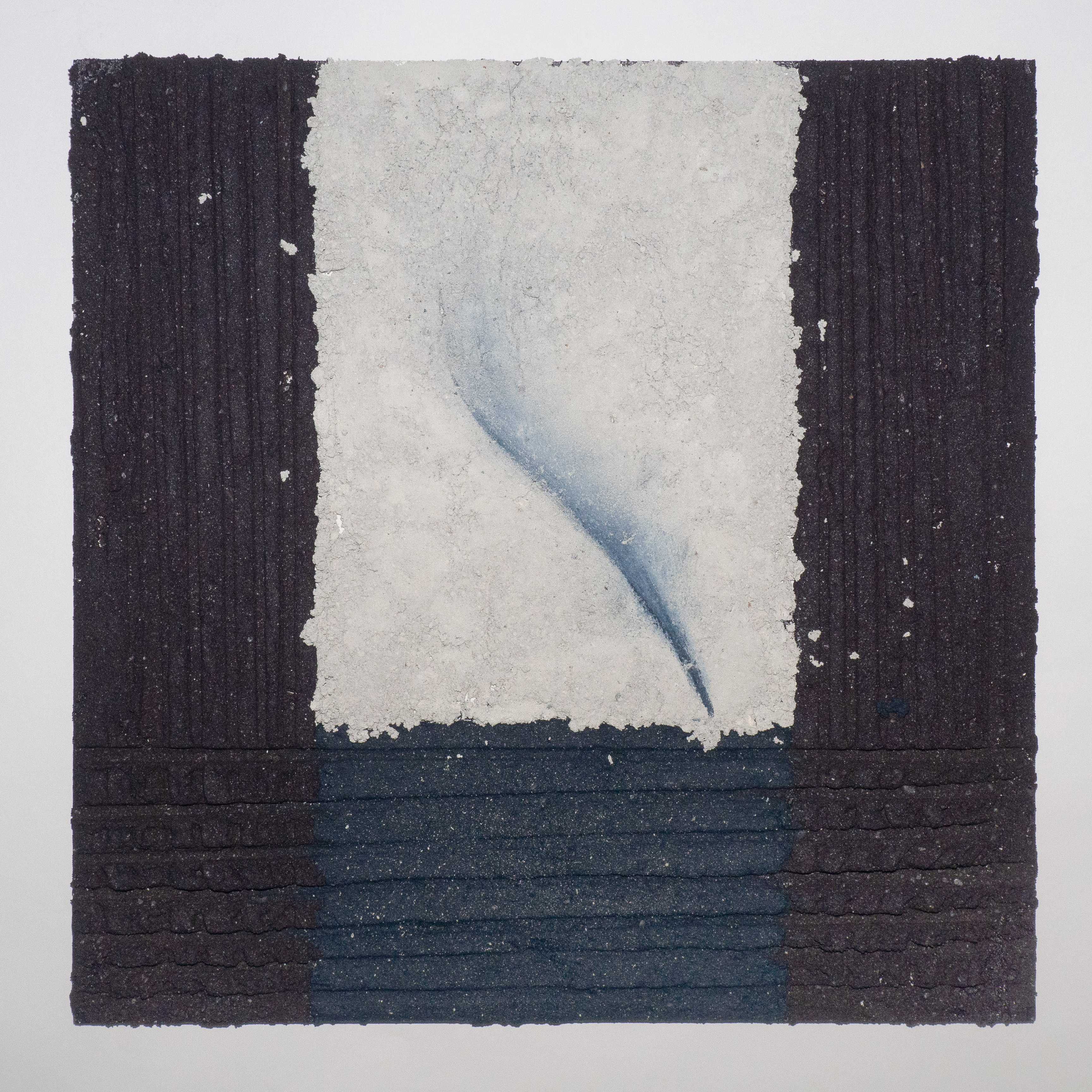 Incense, Enamel Paint on Board, 2x2', 2023