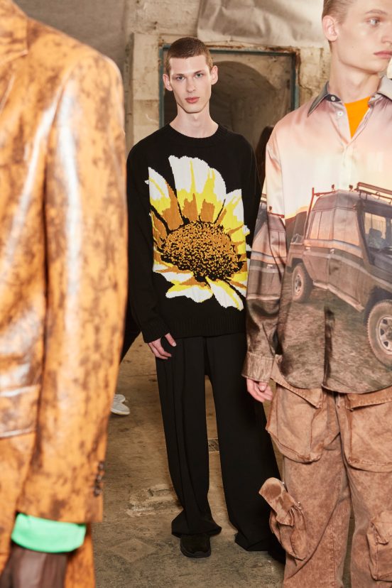 MSGM spring 2024 backstage