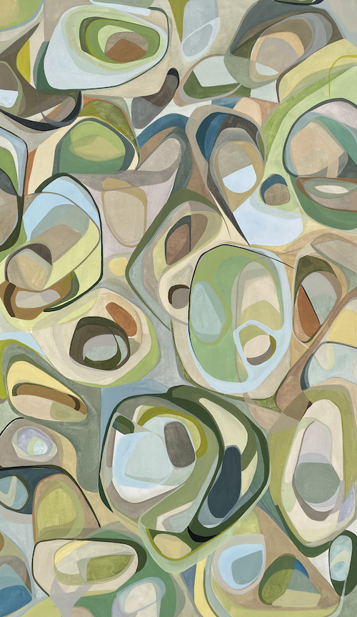 "For Sarah" 36" x 60" Acrylic on canvasSold