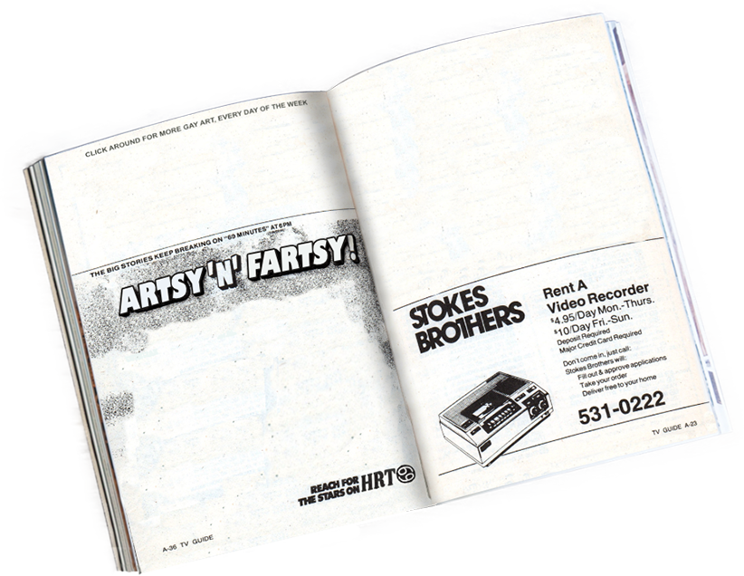 Image of an old TV Guide