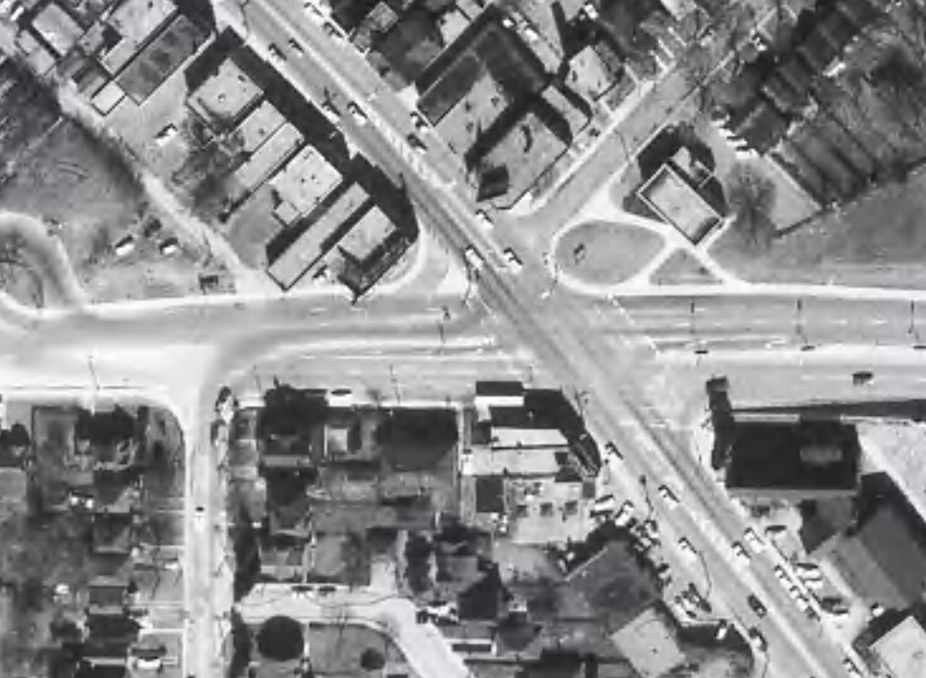 1969: Scotiabank finished rolling back, lanes established