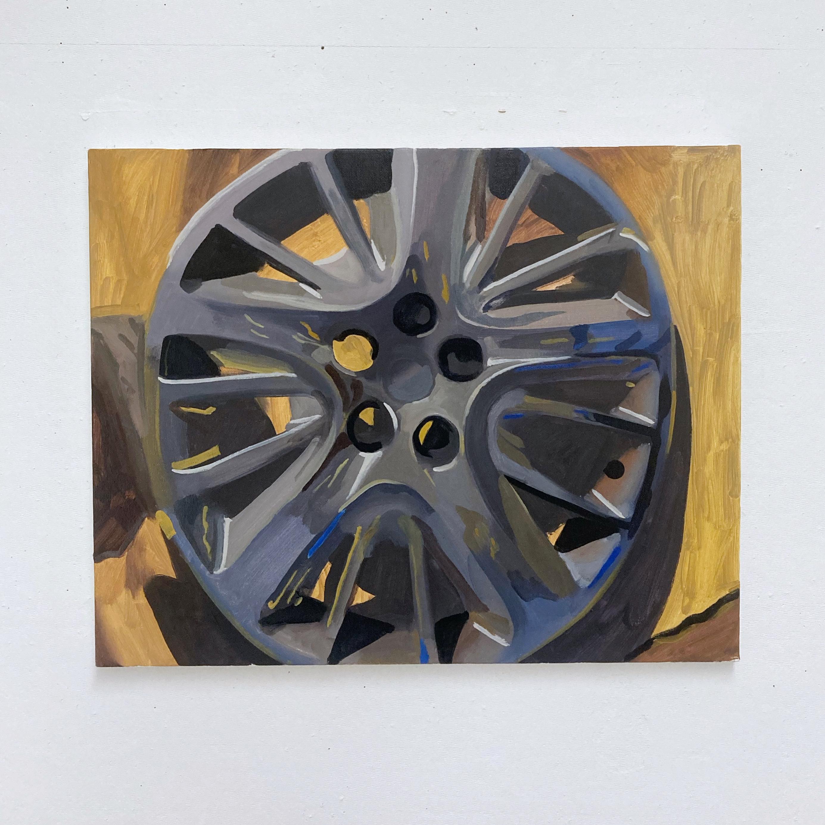 hubcap / oil on canvas / 2021