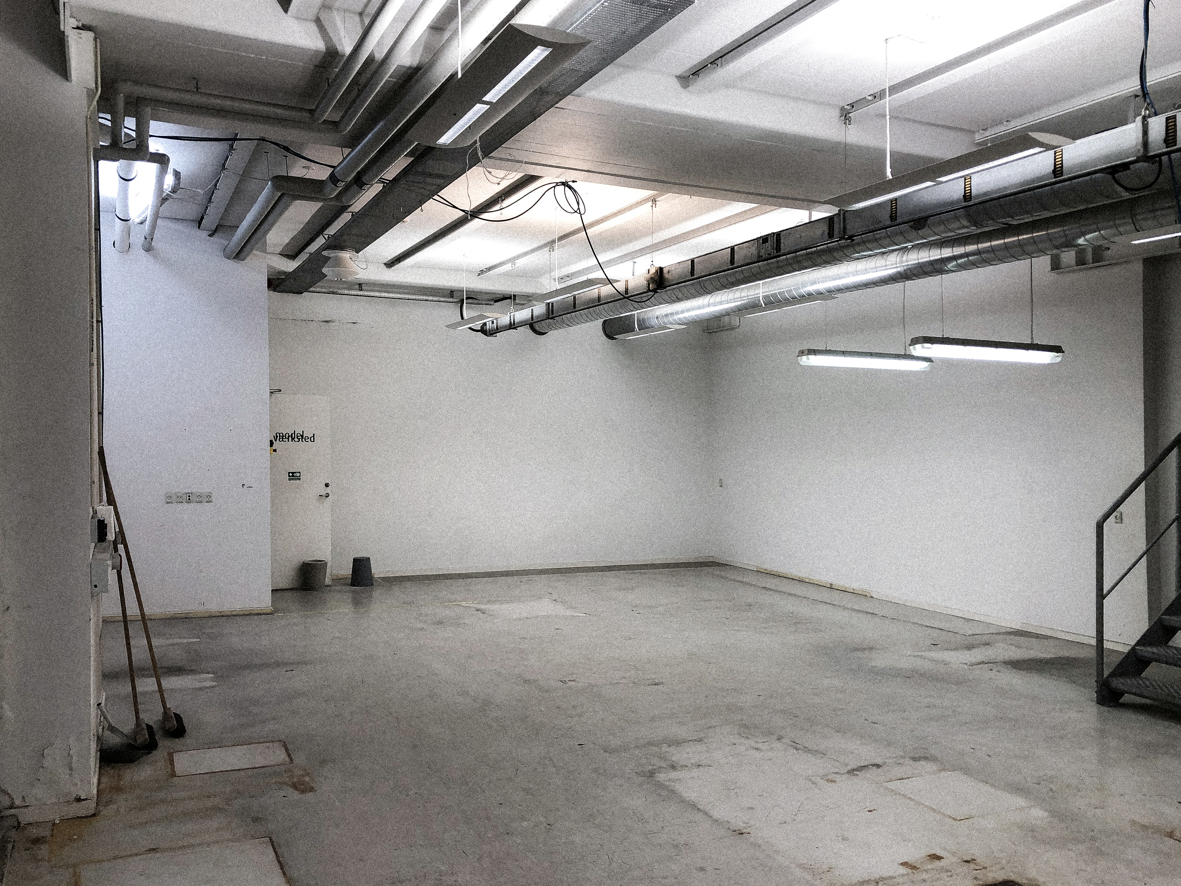 Transformation of production facility to Event Space. Copenhagen. 2019