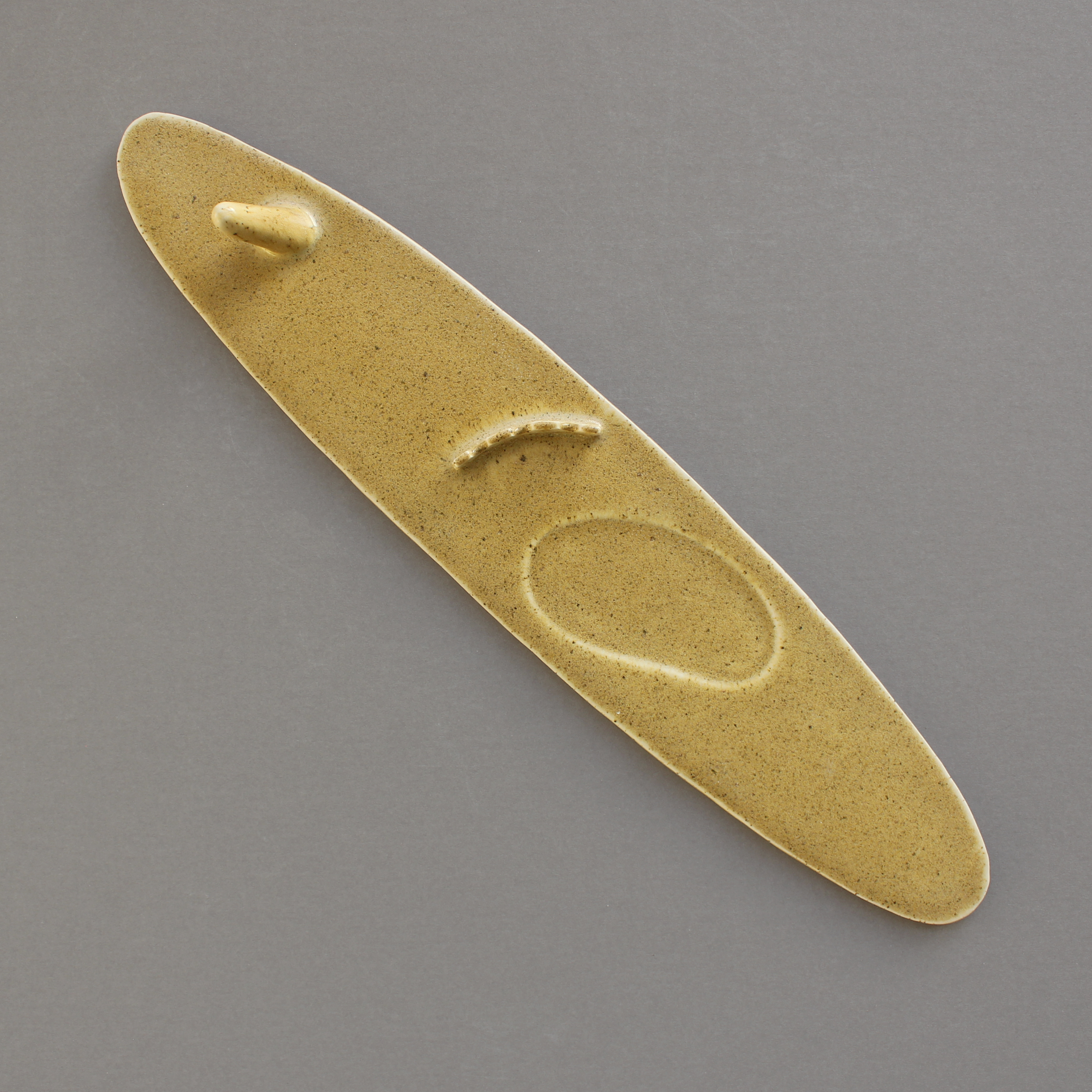 Mantlepiece in Mustard (16½ x 3½ x 2") $40