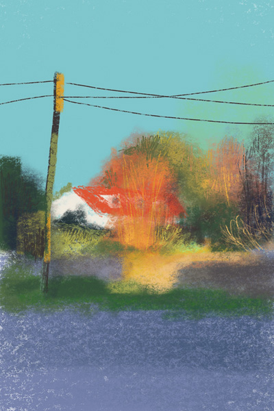 DIOSPIREIRO NO INVERNO - 21 cm x 14.8 cm
