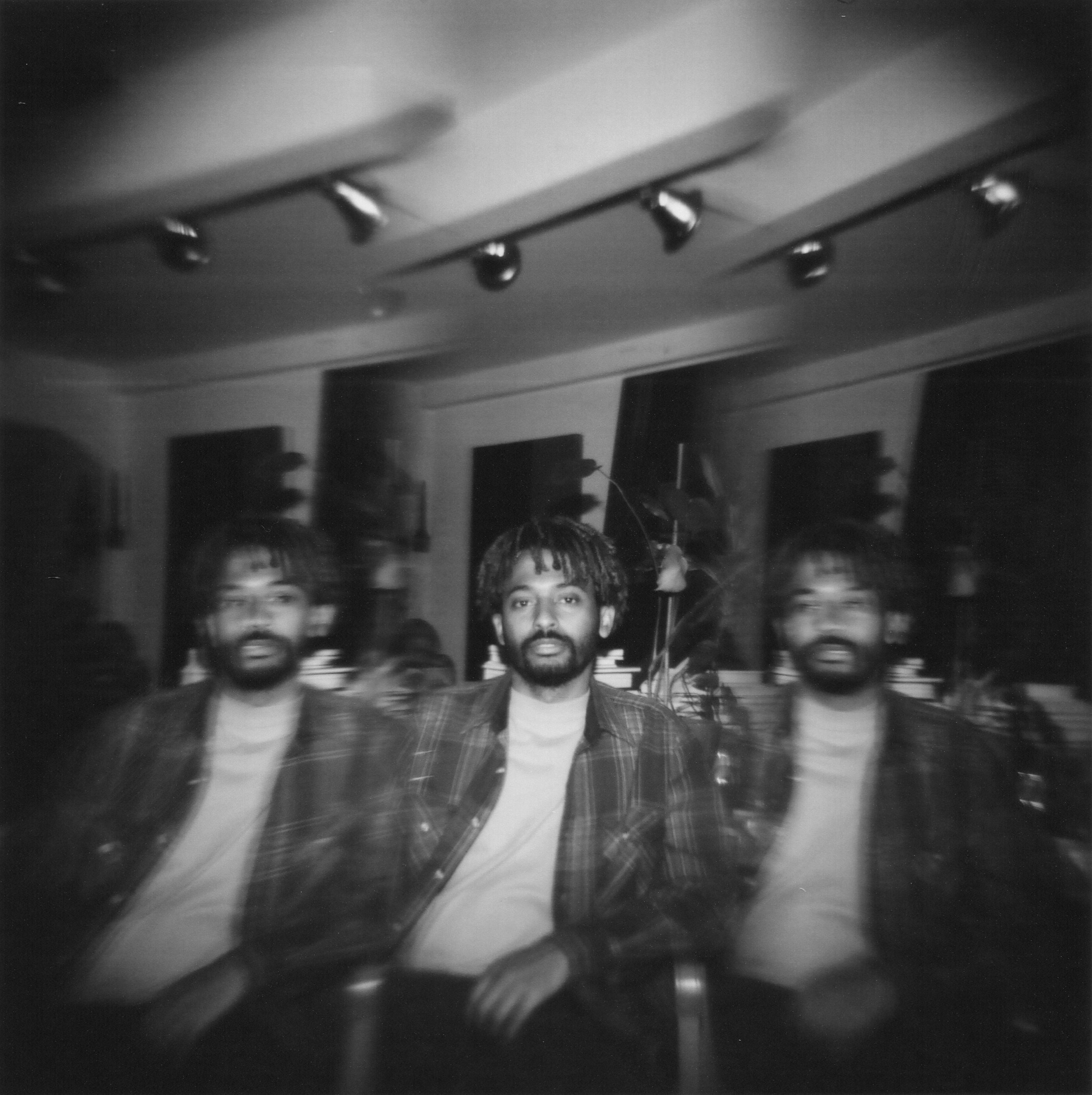 Muzae Sesay in the studio 2023