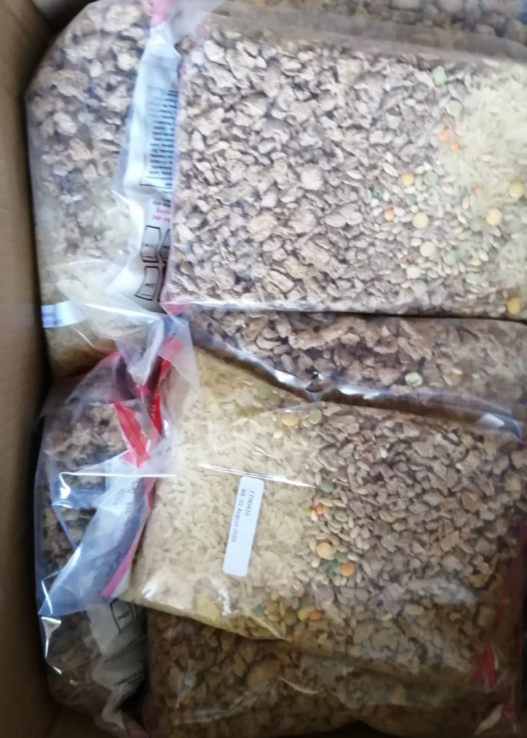 25.04.2020 Thanks to Chantal Vigus from Teach the Future South Africa, for the donation of 76 packs of dried foods (one pot meals) in support of the Gugulethu-Seaboard CAN partnership.