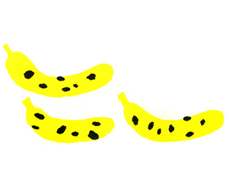Risograph bananas