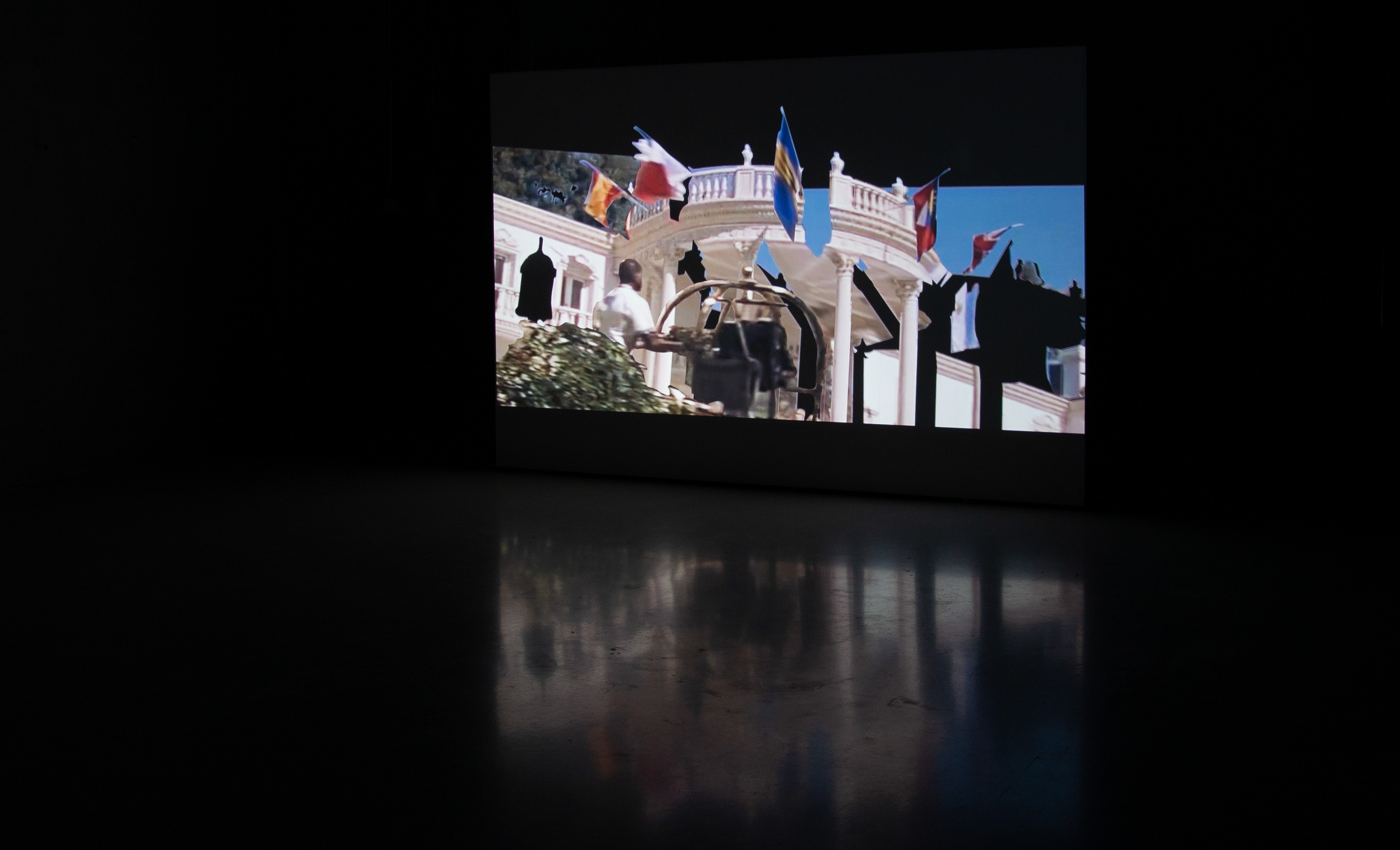 Installation view of An Image of a Façade, photo by Eva Maria Bouillon