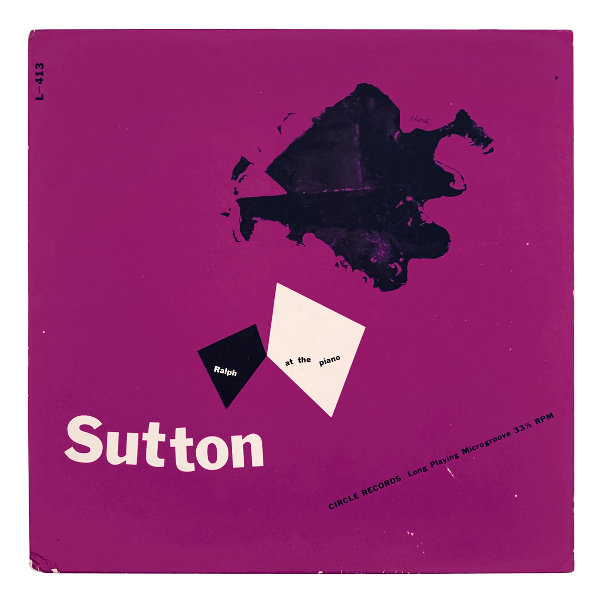 Circle Records L 413 Various George Sutton | George Wettling Design: Rudolph de Harak (credited)
