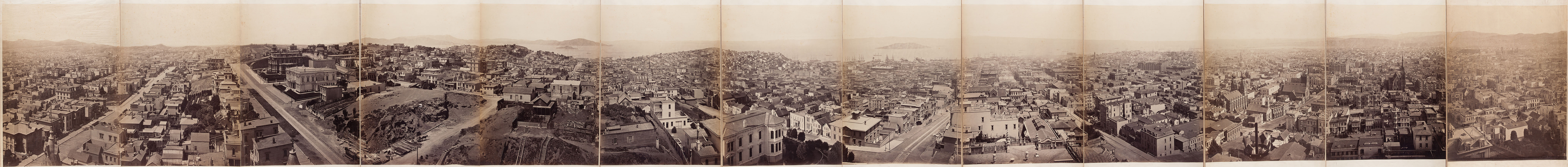 Panorama of San Francisco. Muybridge. 1878.