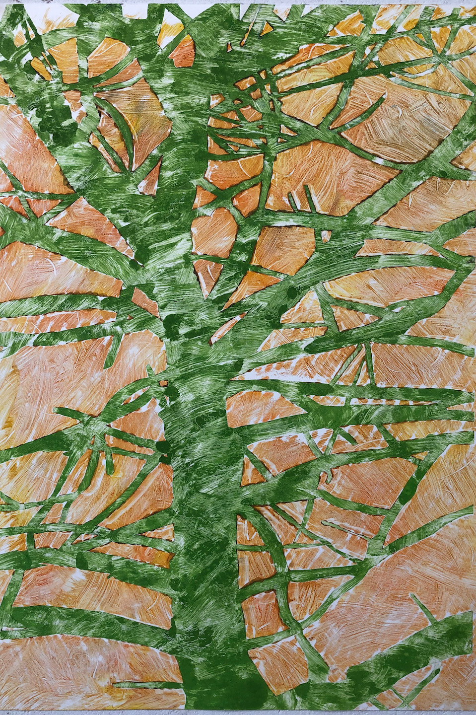 Covid Tree 5a. 2020. 30" X 20"