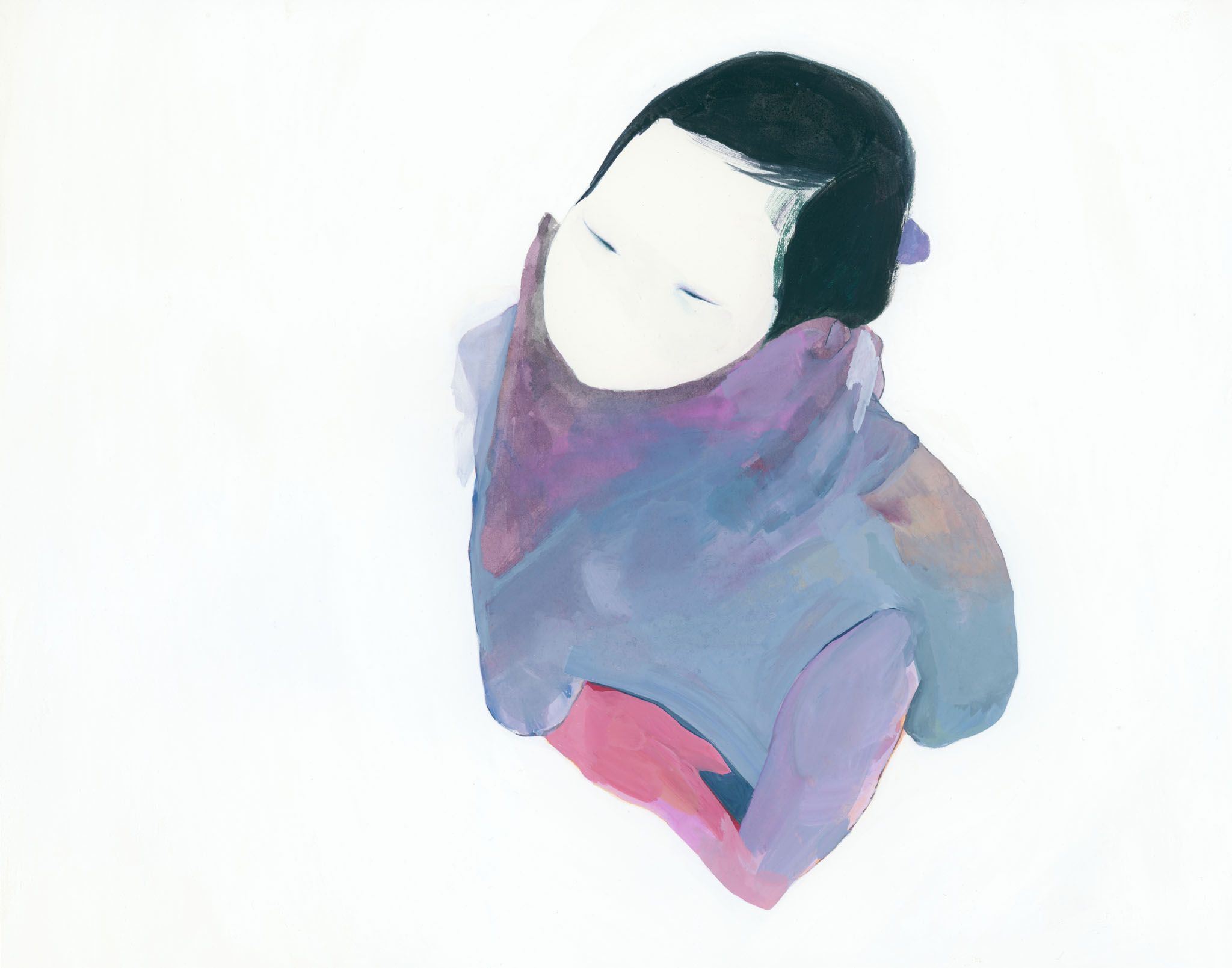 Grip 11x14 colored pencil and watercolor on paper 2011