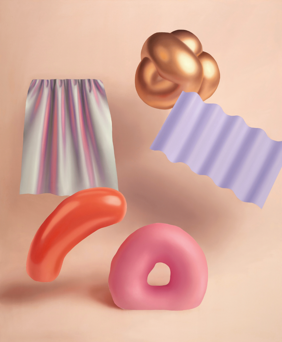 untitled, oil  on aluminium, 145 x 120 cm, 2022