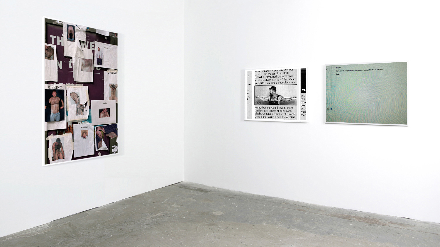 photographs, exhibition view, 2019