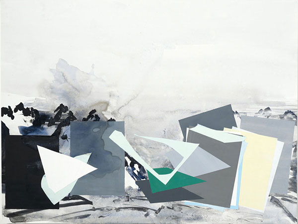 Untitled, acrylic on board 18x24", 46x61cm 2008