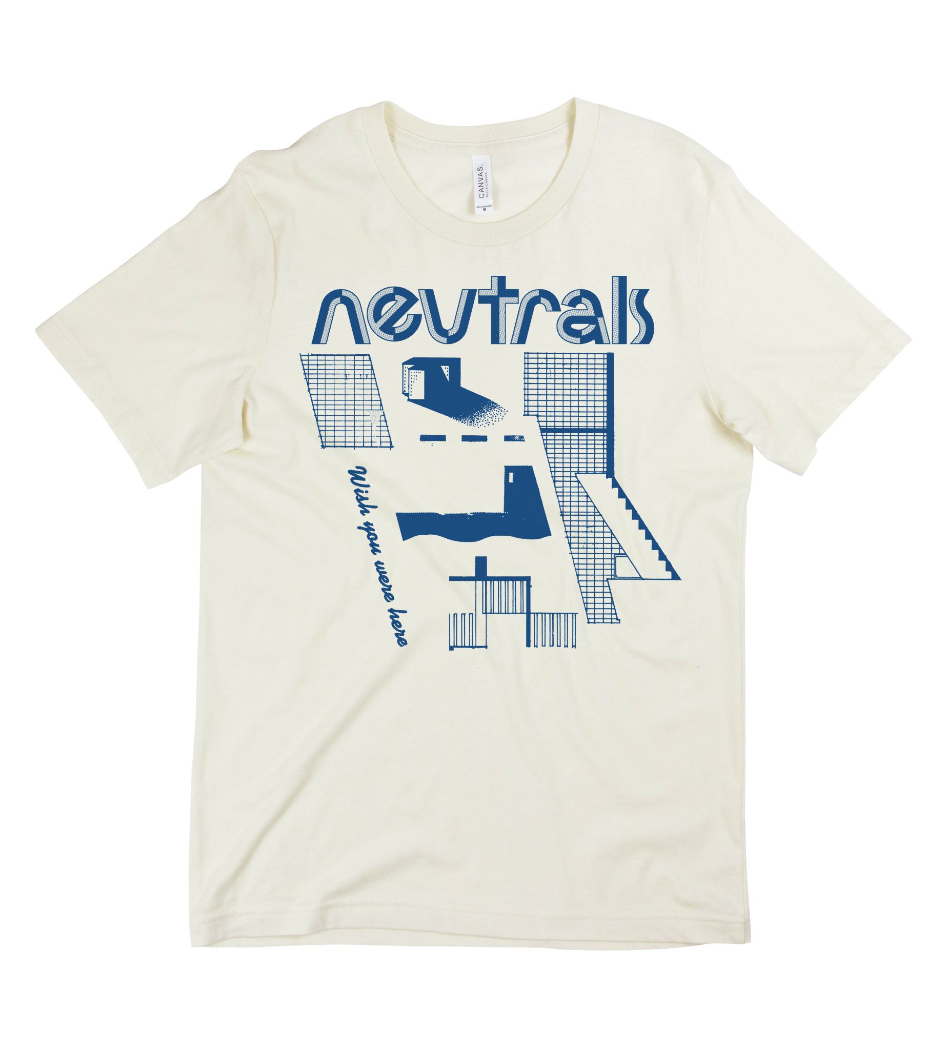 Neutrals Wish You Were Here tee