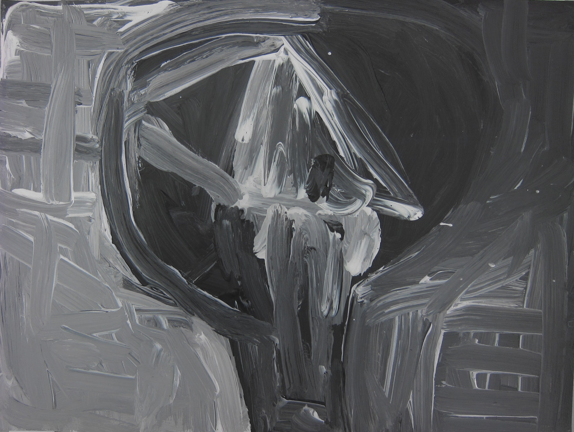My Failed Drawings, Obliterated 12, 201118 x 12 "