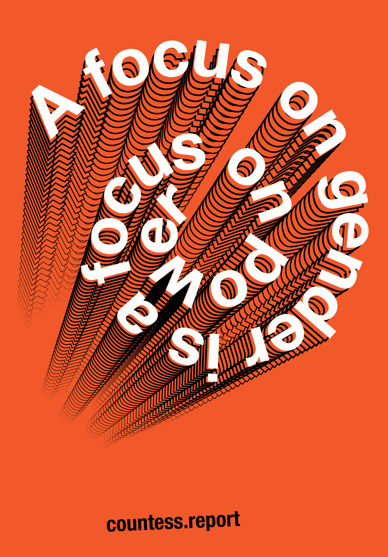 Poster magazine insert by Countess Report for Know My Name Exhibition