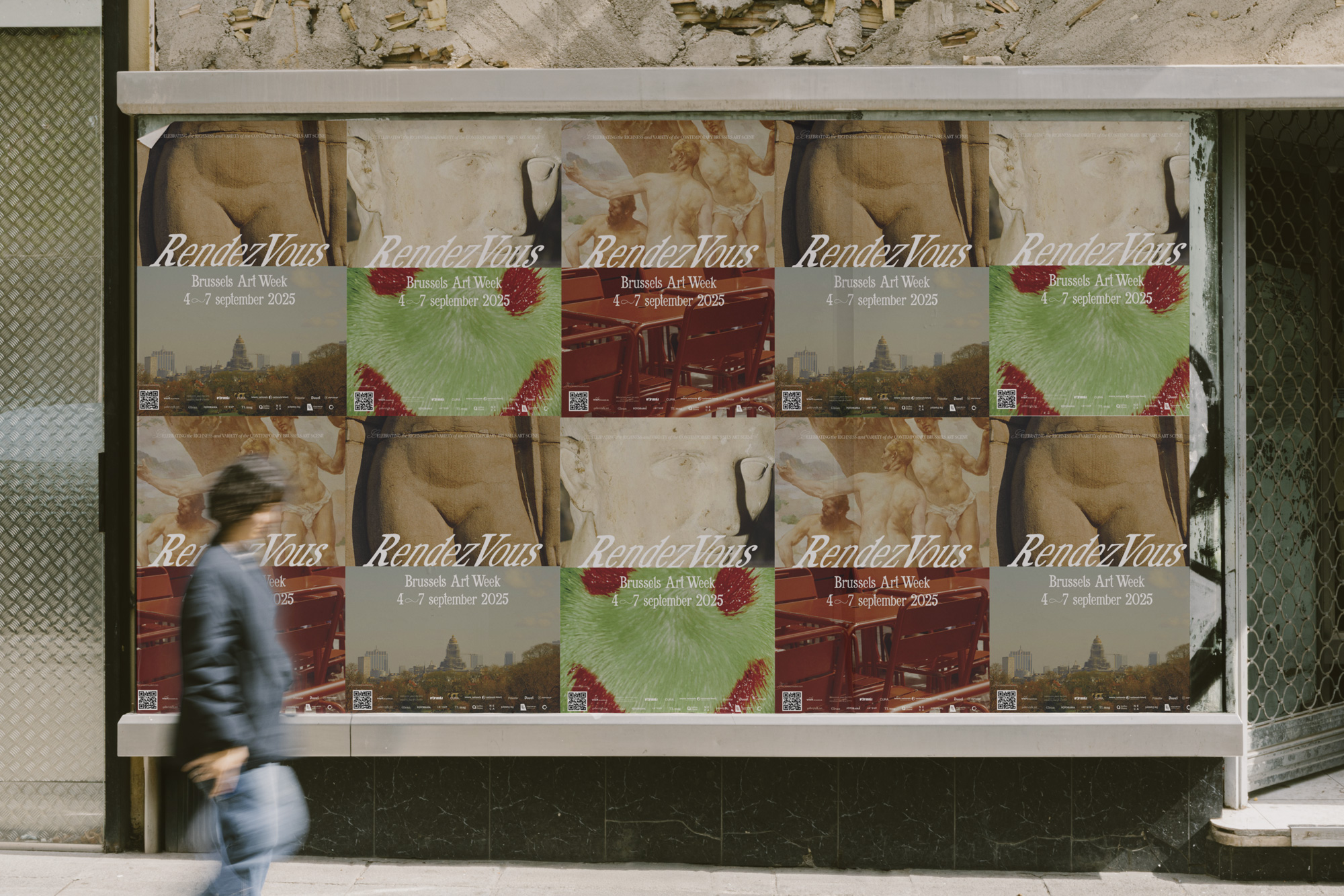 Identity and printed items for RendezBous Brussels Art Week