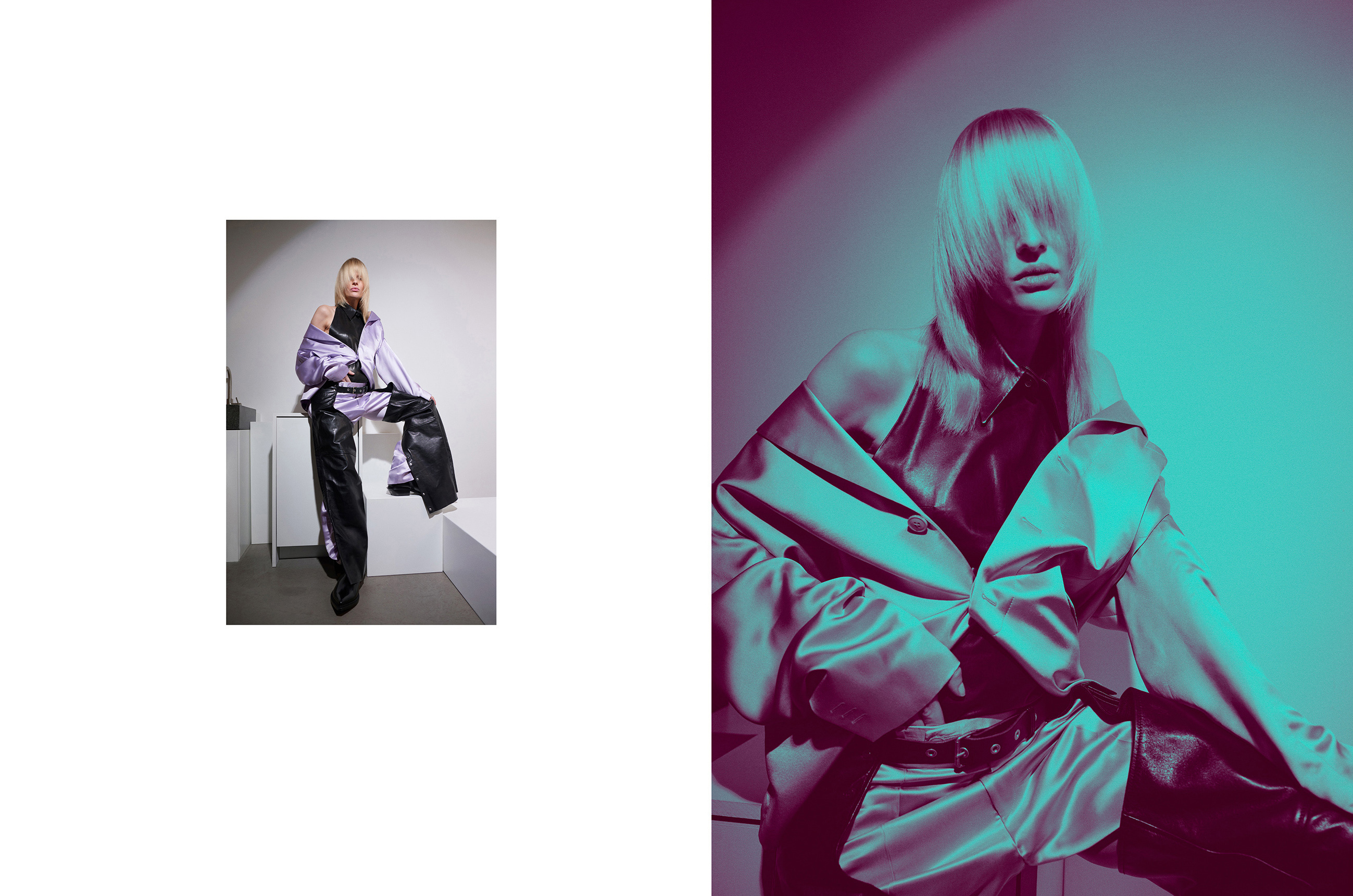 Sonja Gutschera, Leif Henrik Osthoff, The first picture of the series Ann-a, a beautiful portrait, Fashion, Vintage, Balenciaga, Saint Laurent, Paris