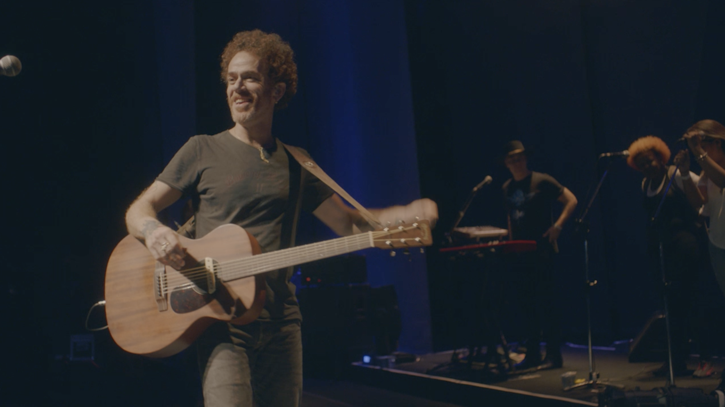 Ensaio geral no Citibank Hall em SP.
