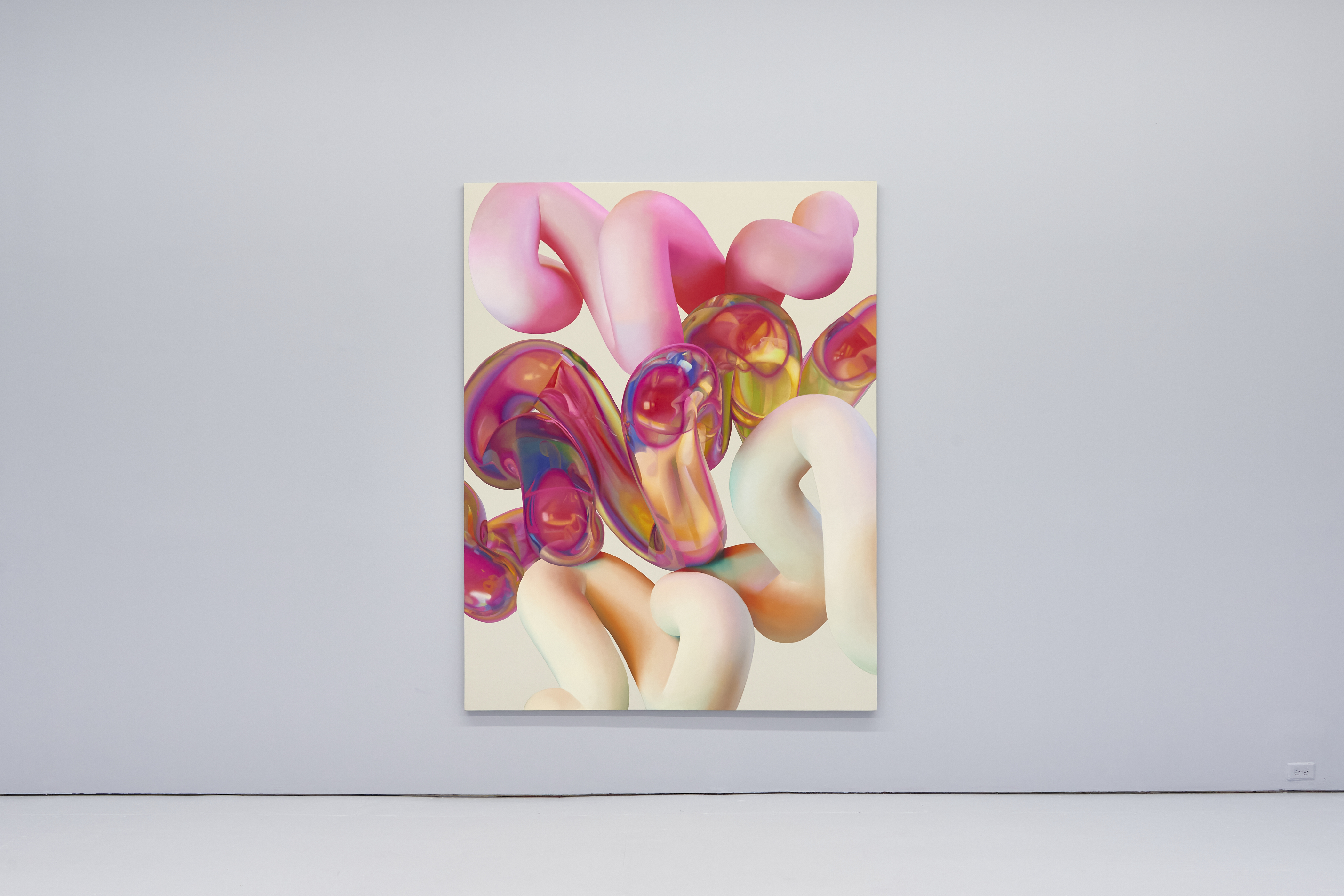Soft Body Dynamics 70, Oil on canvas 72" x 92" 2022