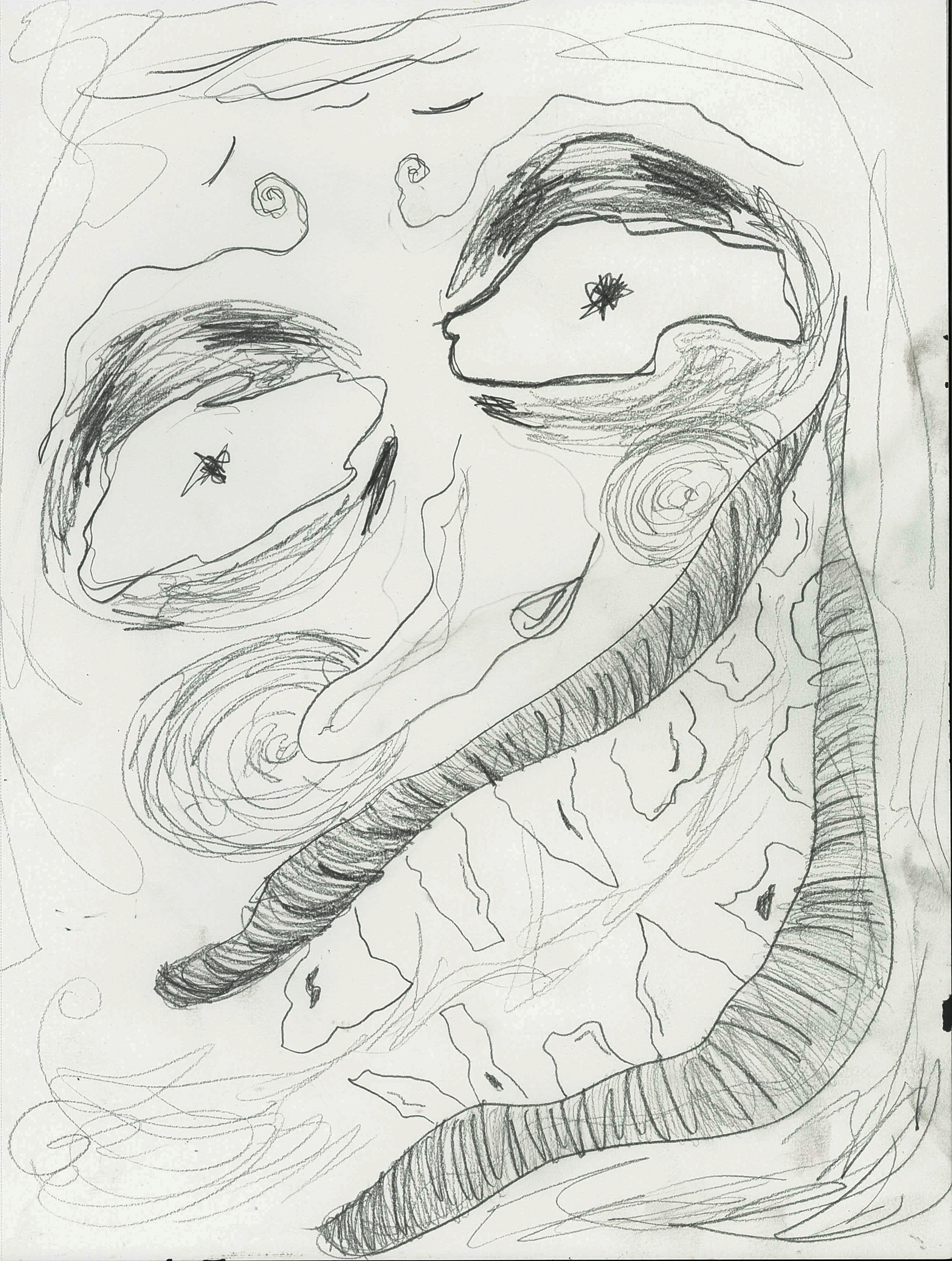 Smokey // 2021, made with pencil