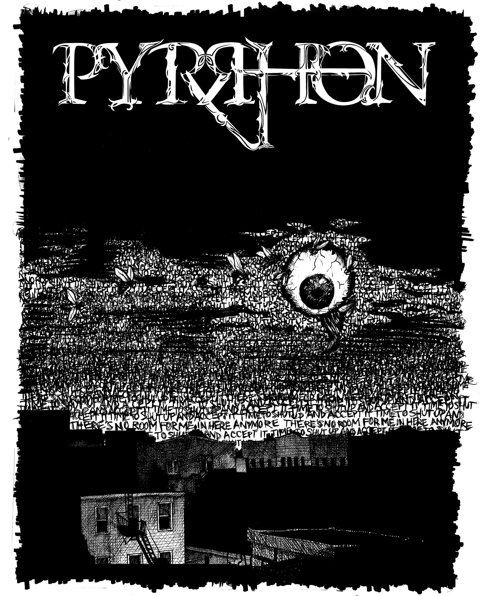 T-shirt for NYC metal band Pyrrhon