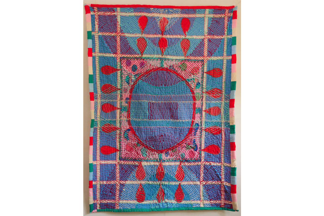 Valentina Lola MoralesPortal I, 2021/2023Double-sided arpillera, embroidery, patchwork and quilting180 x 100 cm
