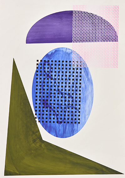 Resounding relationship. Serigraphy on cotton paper. 100 x 70 cm. 2017