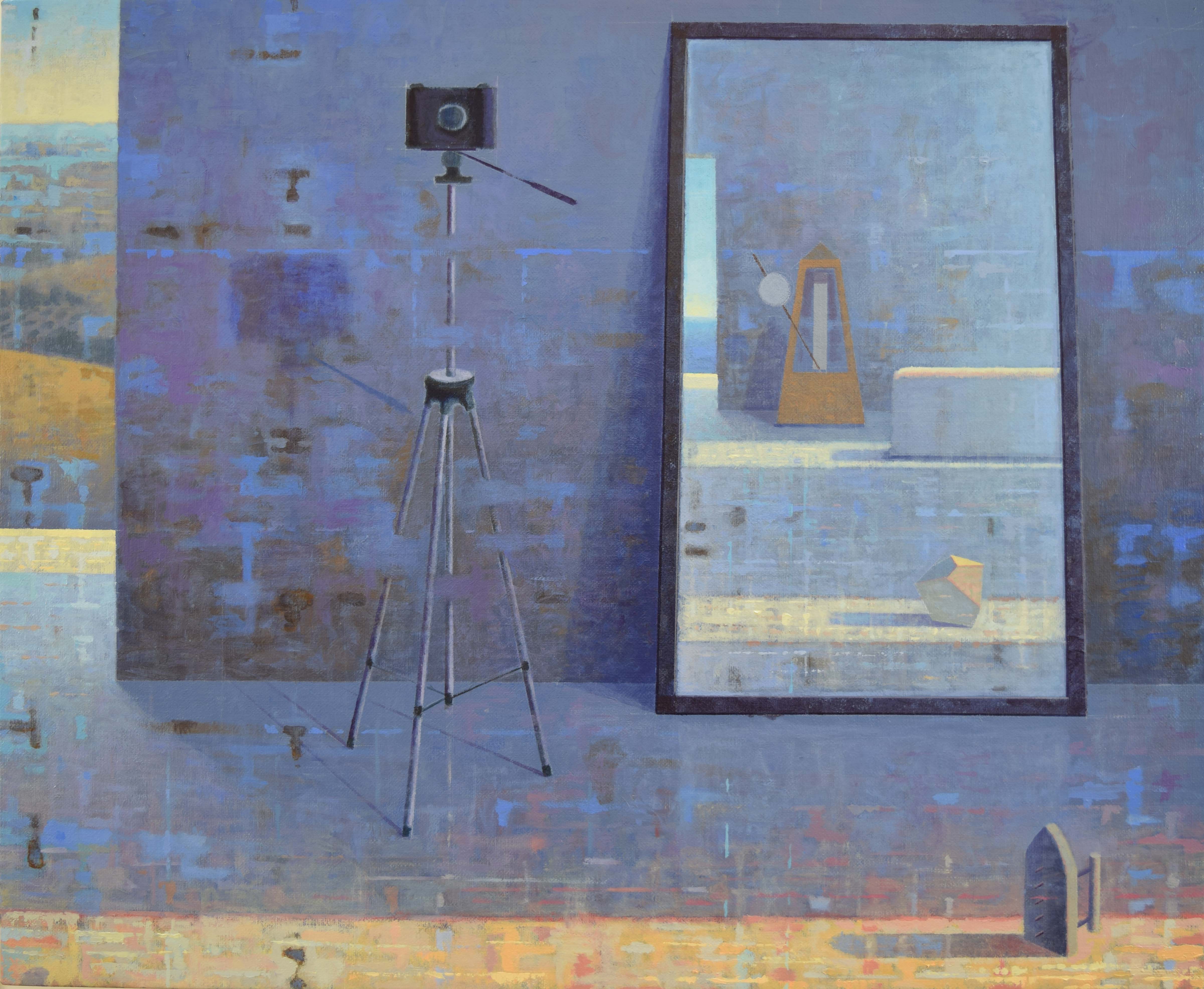 Omaggio a Man Ray, 2015, olio su tela, cm 80 x 100