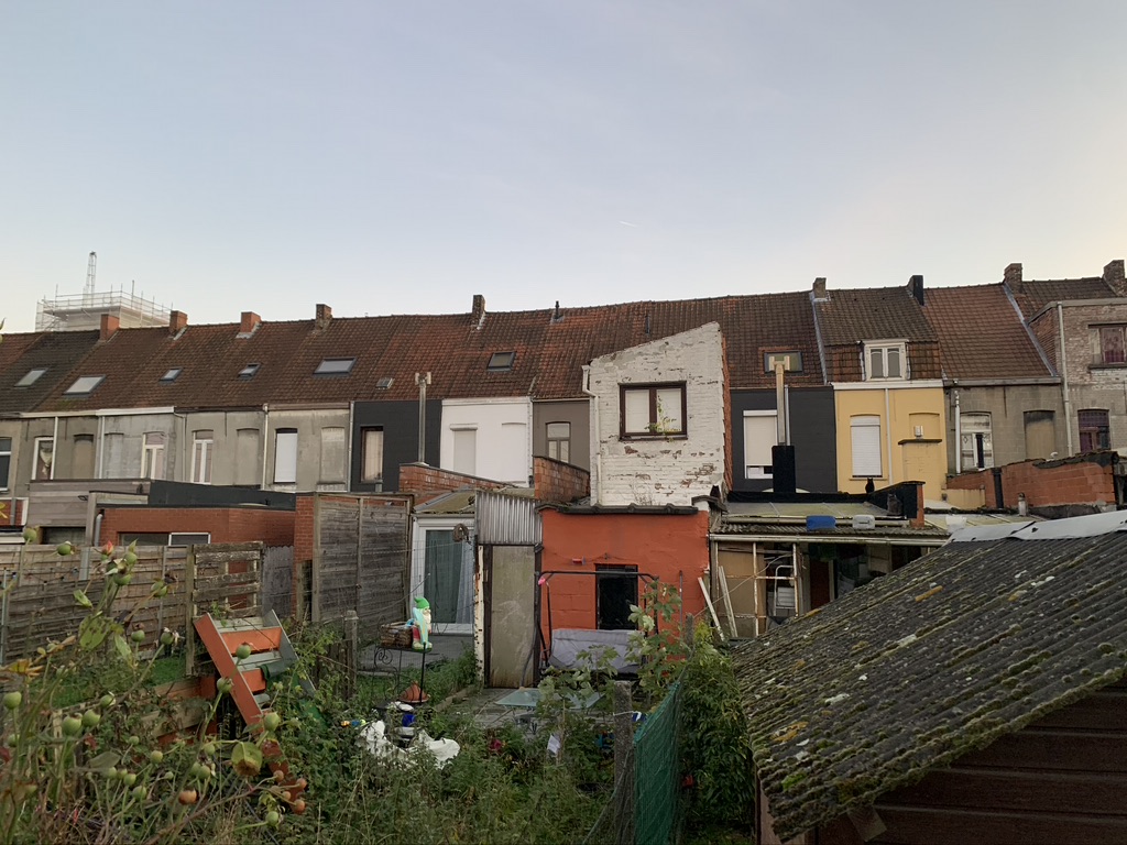 Admiring the local architectural styles