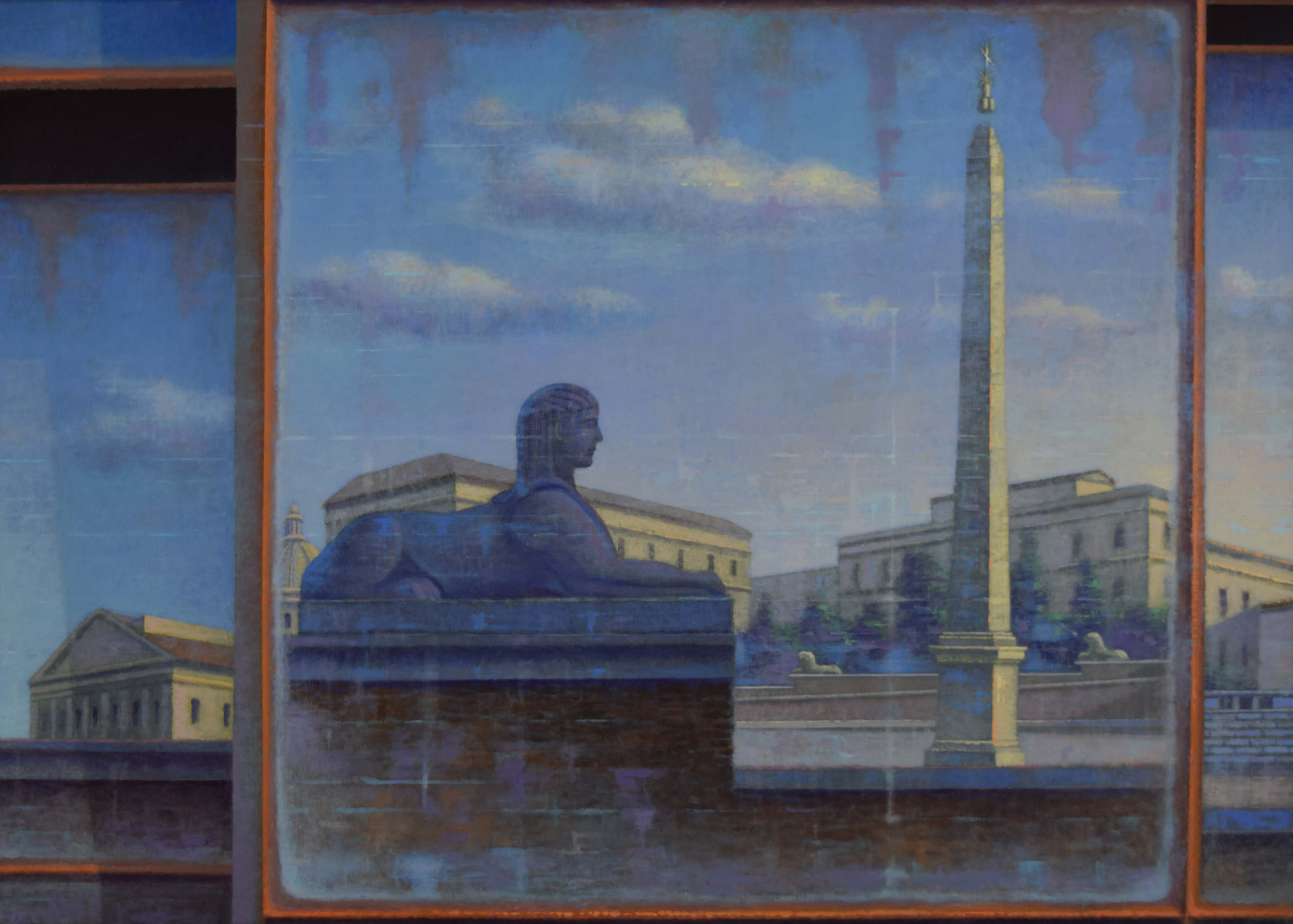 Le Sfingi di Roma, 2014, olio su tela, 70 x 100 cm