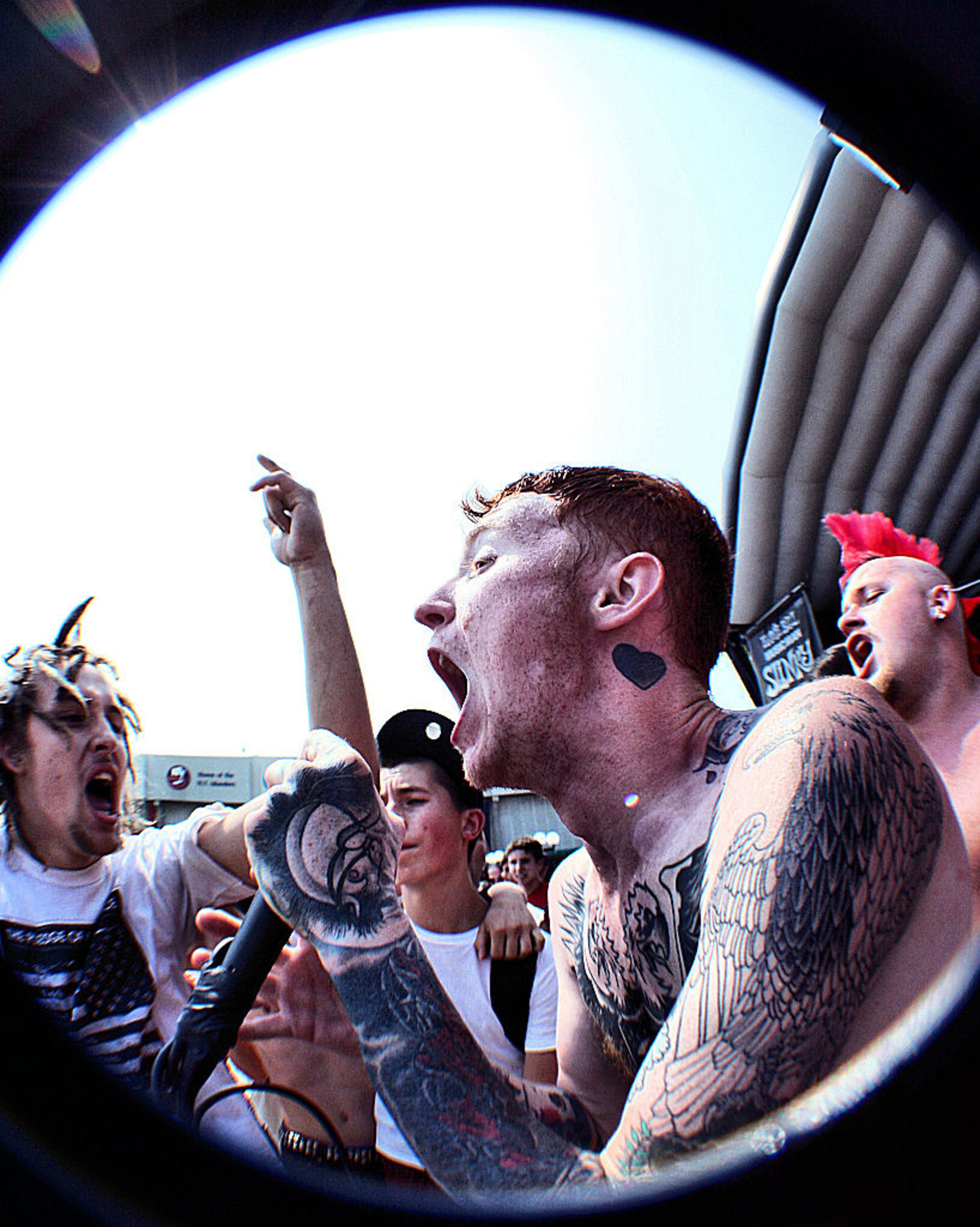 Frank Carter of Gallows, 2007