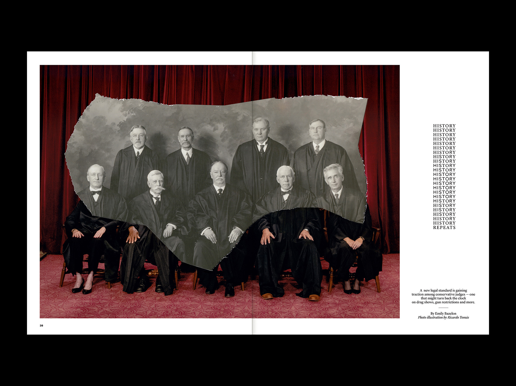29/04/2024 The New York Times Magazine - How ‘History and Tradition’ Rulings Are Changing American Law / AD: Annie Jen