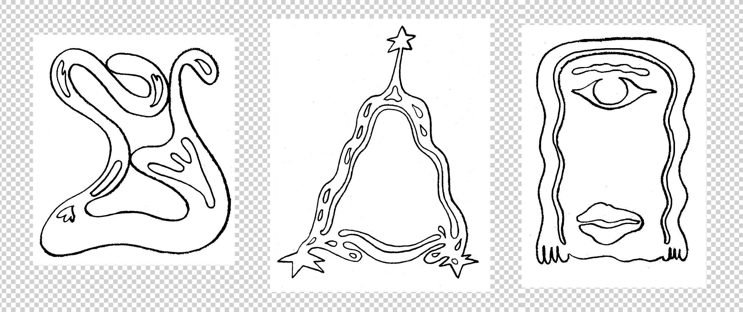 Sketches for lasercut shapes