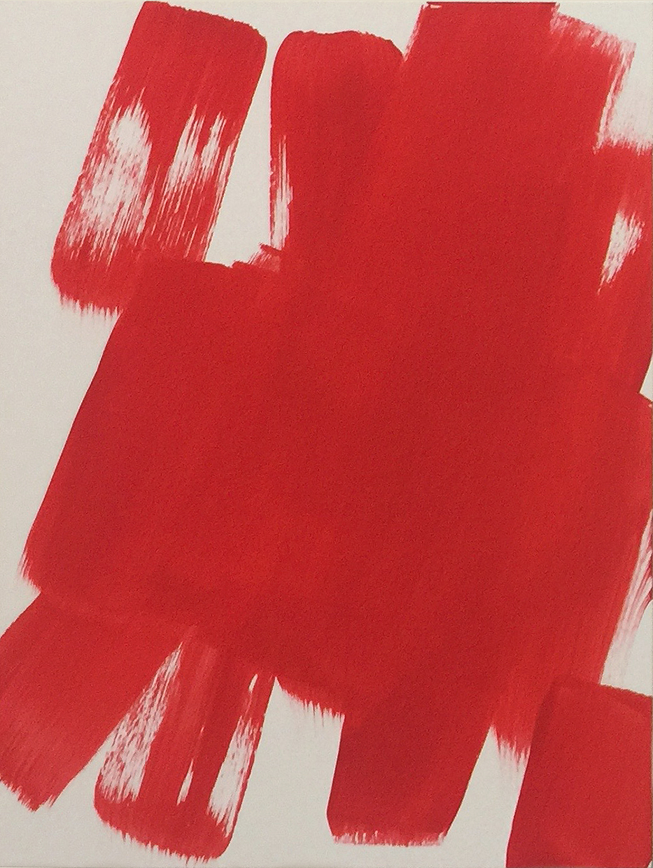 Untitled (LA) acrylic on board, 14"x11", 36 x 28 cm