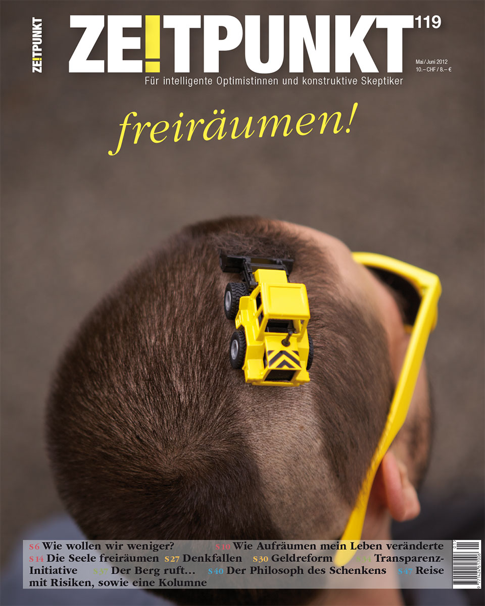 Cover für den Zeitpunkt Nr 119, Foto: Robert Beyer † ;(
