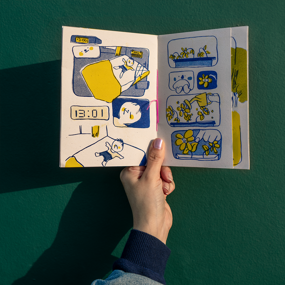 Fanzine Ilustrativo — junto a Rosalinda Vilchez V. F. (Fotos por Katherine Echegaray) — 2020