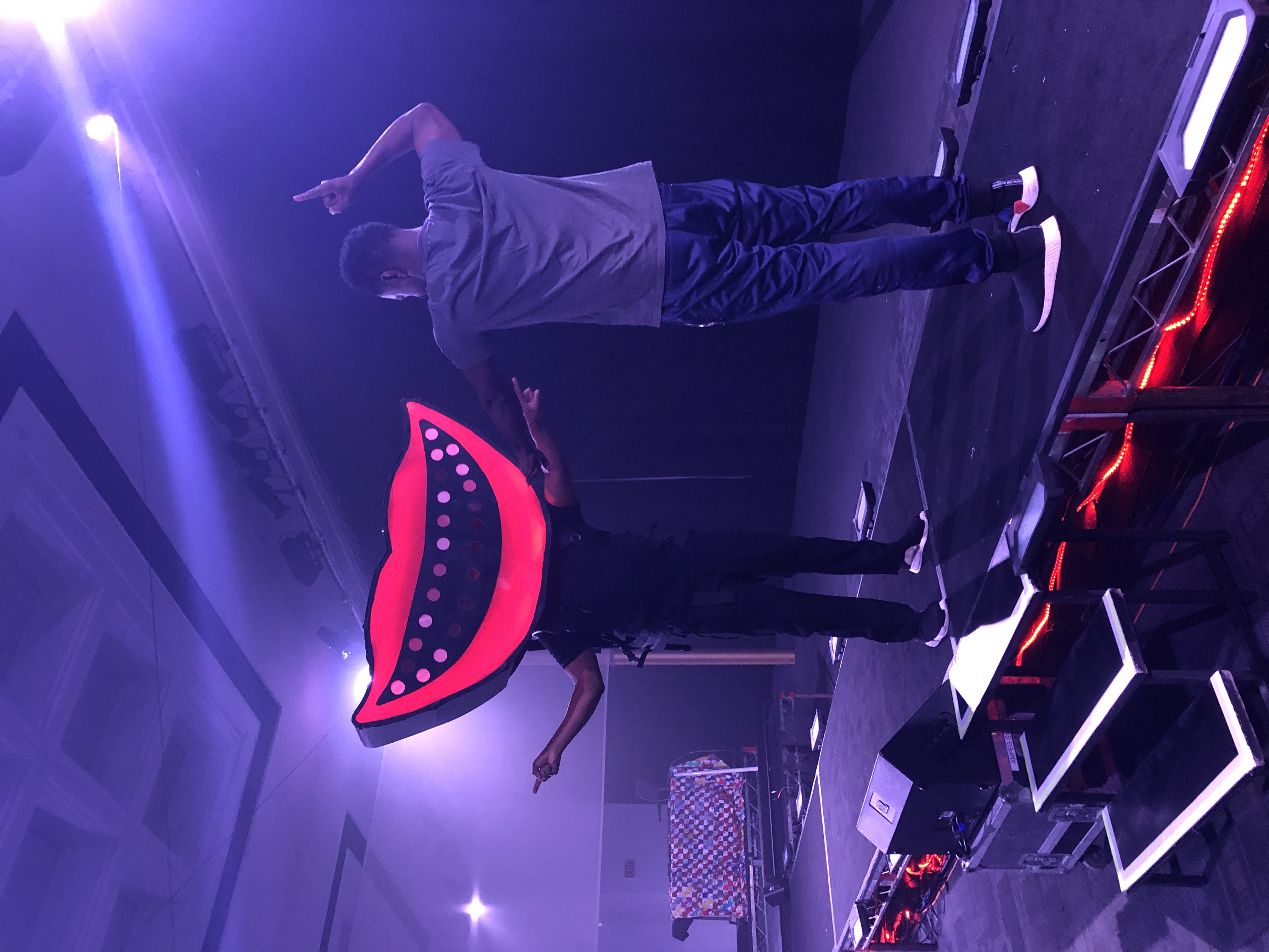 Headpiece design and construction for Artist: Sanford Biggers (adaptation of his sculpture Cheshire)